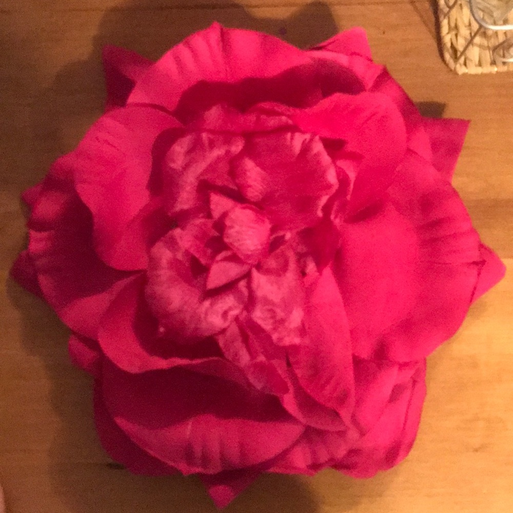 Giant Pink Flower Pin